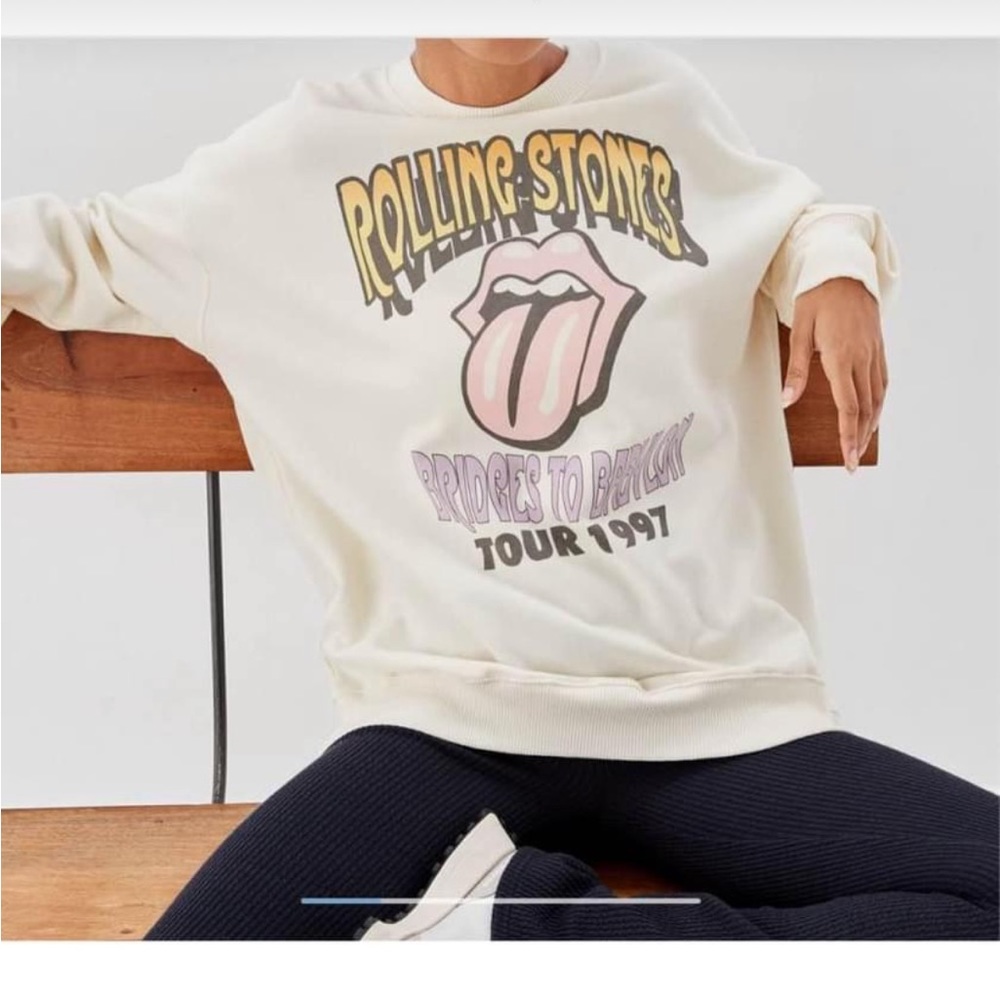 American Eagle Oversized Rolling Stones Sweatshirt NWT